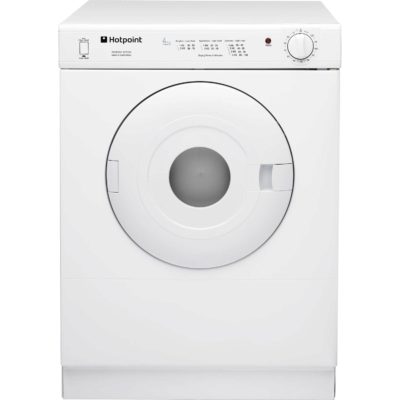 Hotpoint V4D01P 4kg Compact Vented Tumble Dryer in White